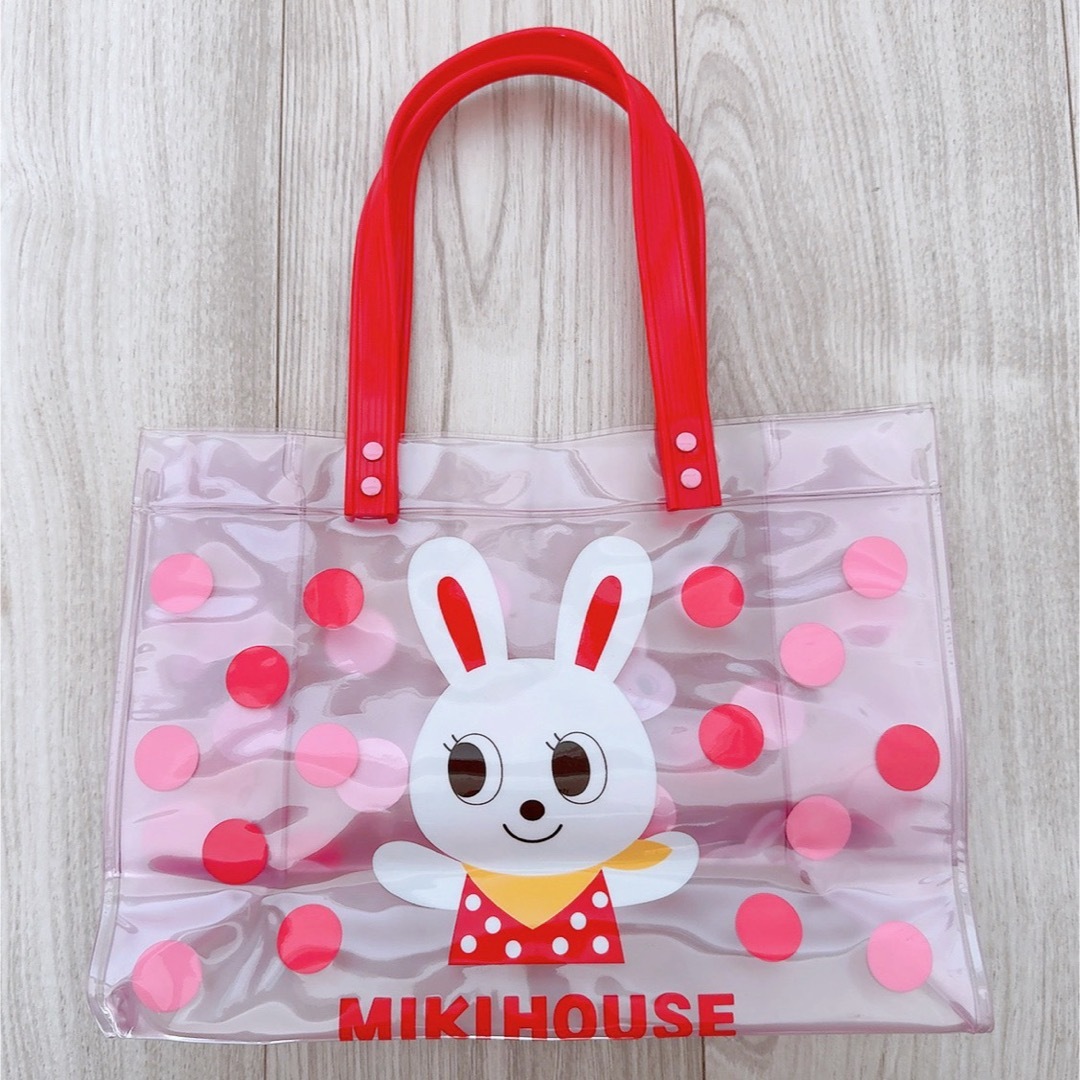 mikihouse(ミキハウス)のミキハウス　うさこ　プールバッグ　ビニールバック キッズ/ベビー/マタニティのこども用バッグ(その他)の商品写真