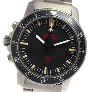 シン(SINN)のジン Sinn 503.EZM-1 クロノグラフ デイト 自動巻き メンズ 保証書付き_811276(腕時計(アナログ))