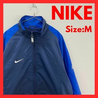 ナイキ(NIKE)の【即日発送】古着　NIKE ナイキ　裏メッシュ　ナイロンジャケット　メンズ　M(ナイロンジャケット)