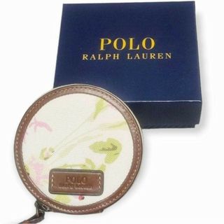 POLO RALPH LAUREN - 【新品未使用】ポロラルフローレン　コットン　レザー　花柄　コインケース　小銭入れ