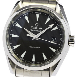 オメガ(OMEGA)のオメガ OMEGA 231.10.39.60.06.001 シーマスター アクアテラ デイト クォーツ メンズ 良品 保証書付き_809456(腕時計(アナログ))