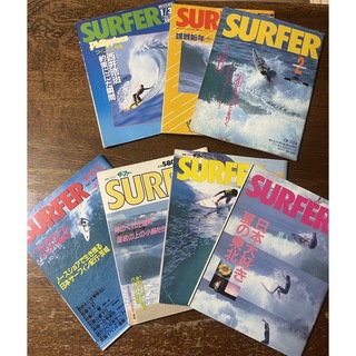 サーフィン雑誌 SURFER 7冊、SURF Style 2001(趣味/スポーツ)