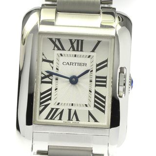 カルティエ(Cartier)のカルティエ CARTIER W5310022 タンクアングレーズSM クォーツ レディース 良品 _813336(腕時計)