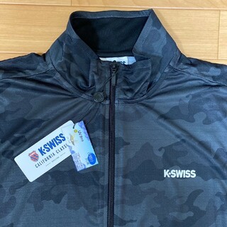 ケースイス(K-SWISS)のL　ケースイス　K-SWISS 新品　メンズ　ジャケット　UV対策　黒(ウエア)