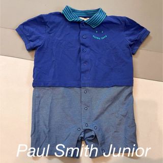 ポールスミス(Paul Smith)のPaul Smith JUNIOR ✴︎PS HAPPY半袖カバーオール(ロンパース)