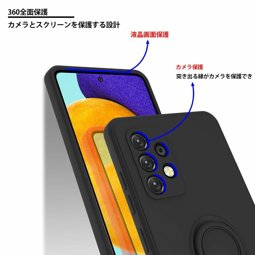 【色: グリーン】Xperia 5 IV ケース TPU 耐衝撃 リング シリコ スマホ/家電/カメラのスマホアクセサリー(その他)の商品写真