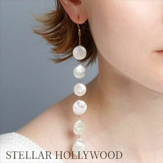 STELLAR HOLLYWOOD - STELLAR HOLLYWOOD バロックパールレーンロングピアス