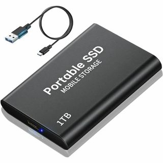 外付けSSD 1TB USB3.2Gen2 読出し最大1050MB/s 