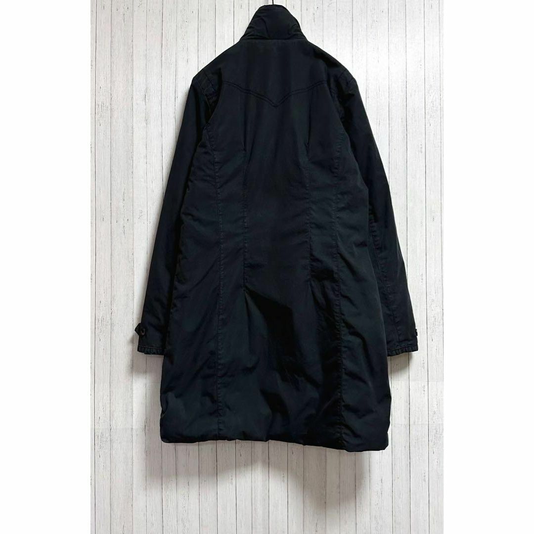 Levi's(リーバイス)のリーバイス　中綿ジップアップジャケット　ロングコート　黒　ブラック　古着女子　S レディースのジャケット/アウター(ブルゾン)の商品写真