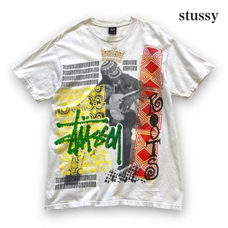 STUSSY - 【stussy】ステューシー レゲエ ラスタカラー Tシャツ ROOTS (M)