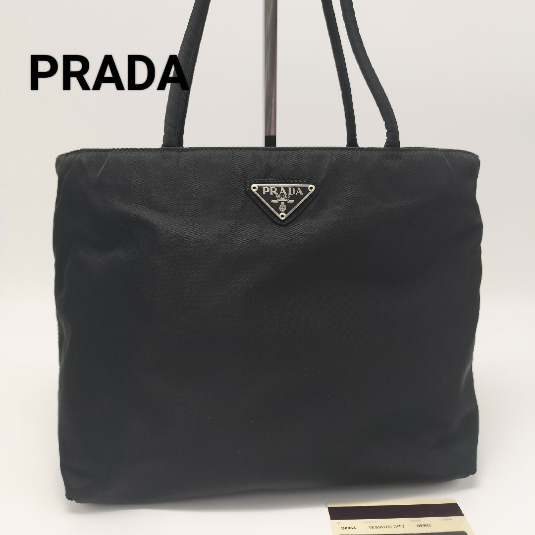 PRADA(プラダ)の未使用に近い✨プラダ　ハンドバッグ　ブラック　黒 レディースのバッグ(ハンドバッグ)の商品写真