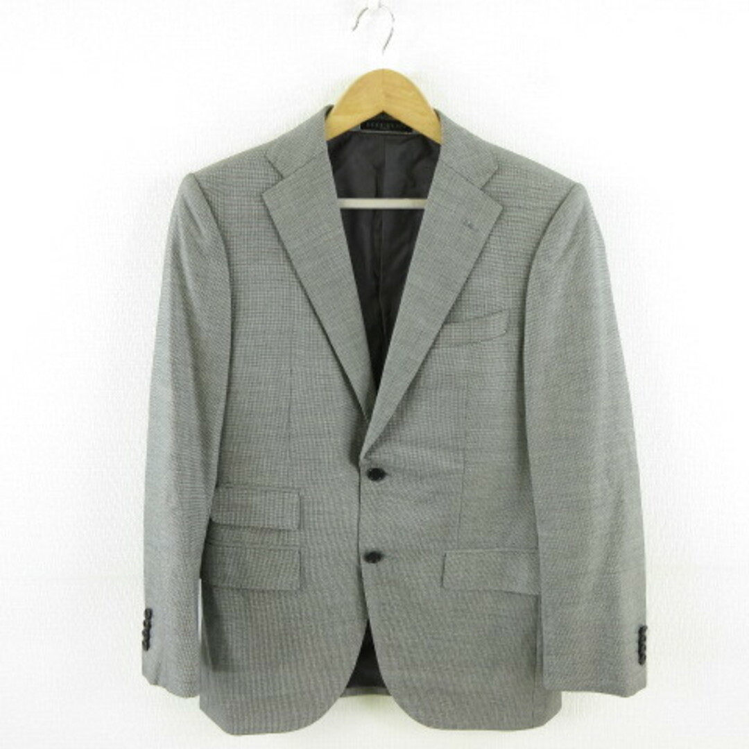 ヒルトン HILTON テーラードジャケット 長袖 総柄 グレー  メンズのジャケット/アウター(テーラードジャケット)の商品写真