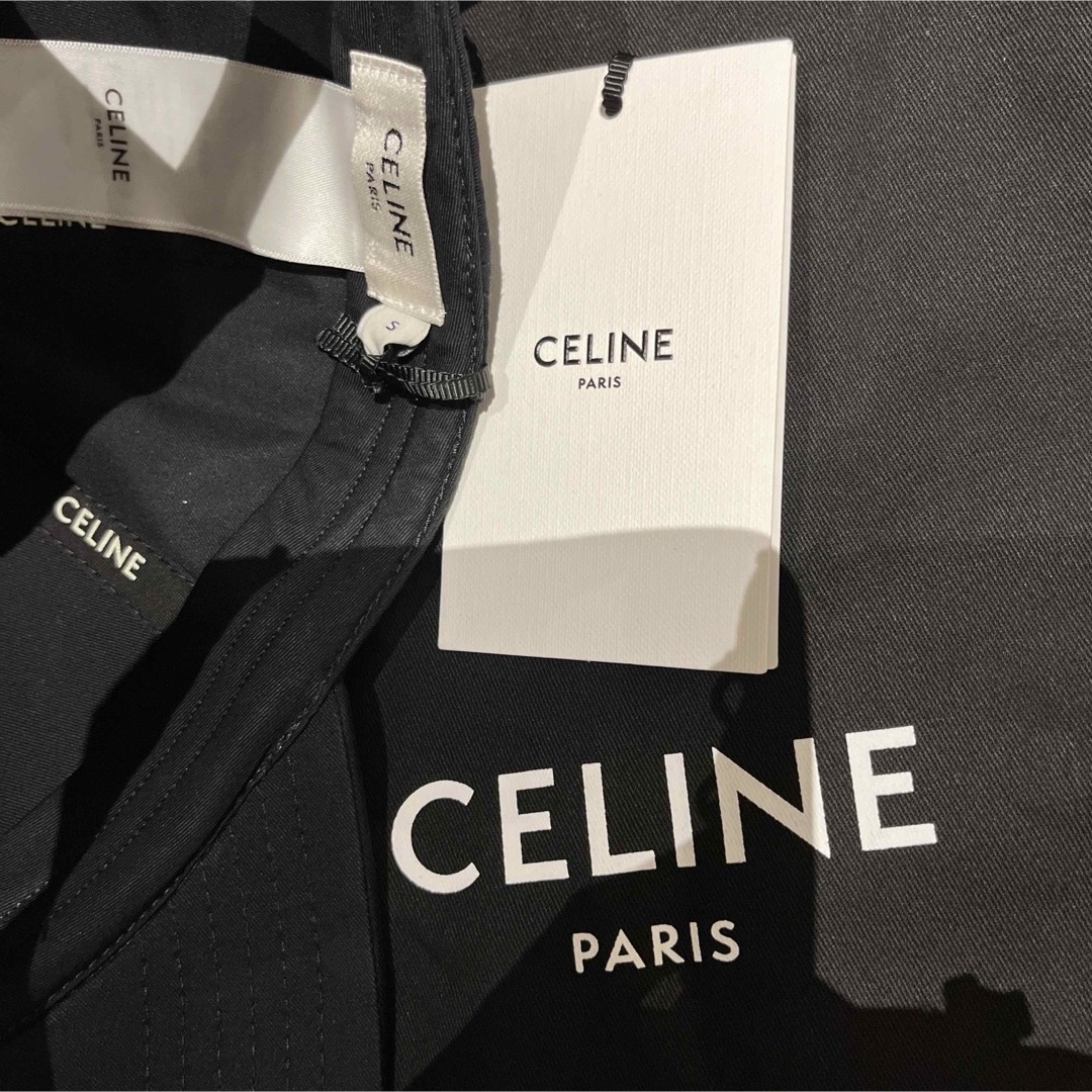 celine(セリーヌ)の新品 CELINE セリーヌ ベースボールキャップ 帽子 トリオンフ ブラック レディースの帽子(キャップ)の商品写真