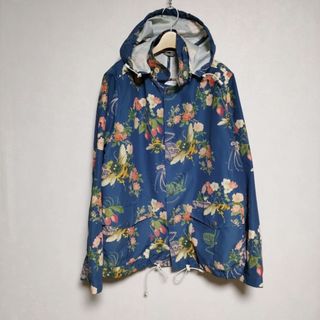 albam clothing ポリエステル 総柄 マウンテンパーカー ジャケット ブルー メンズ アルバムクロージング【中古】4-0401M∞(その他)