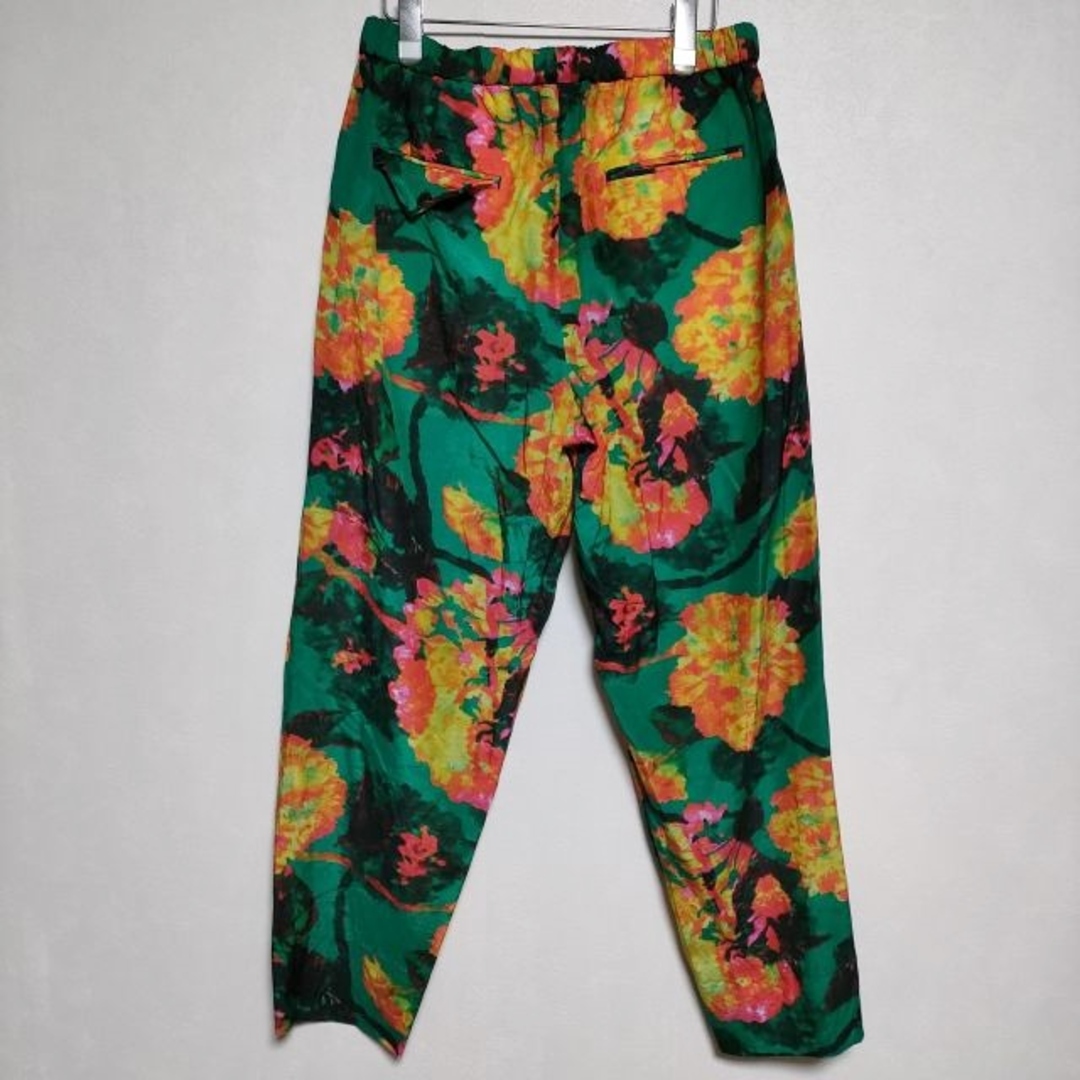 TOGA(トーガ)のTOGA VIRILIS Cupra cotton print pants キュプラコットン プリントパンツ 花柄 TV01-FF305 パンツ グリーン メンズ トーガ【中古】4-0401M∞ メンズのパンツ(その他)の商品写真