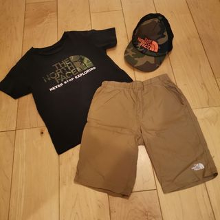 ザノースフェイス(THE NORTH FACE)のTHE NORTH FACEノースフェイス　キッズ３点セット(Tシャツ/カットソー)