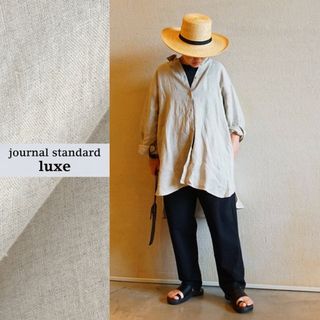 journal standard luxe  60リネン レギュラーカラーシャツ