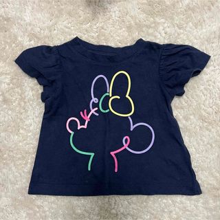 ベビーギャップ(babyGAP)のベビー　ギャップ　トップス　Tシャツ　半袖　ディズニー　ミニー　ネイビー(Ｔシャツ)