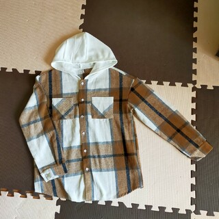 SHEIN - フード付きシャツジャケット　SHEIN　160