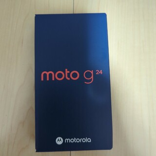 モトローラ(Motorola)のmoto g24 【新品未使用】マットチャコール(スマートフォン本体)