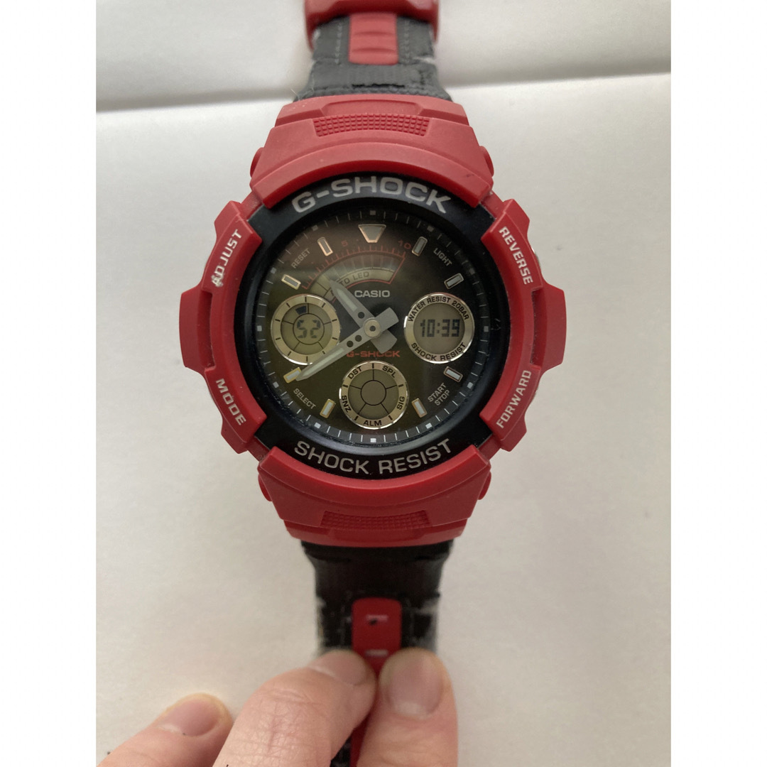 G-SHOCK(ジーショック)のG-SHOCK AW-591RL 赤［箱、保証書付］ メンズの時計(腕時計(デジタル))の商品写真