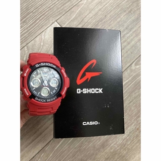 ジーショック(G-SHOCK)のG-SHOCK AW-591RL 赤［箱、保証書付］(腕時計(デジタル))
