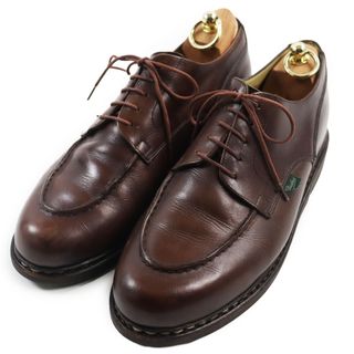 パラブーツ(Paraboot)の【ドンドン見直し】良品●Paraboot パラブーツ CHAMBORD シャンボード Uチップ レザーシューズ ブラウン 8.5 フランス製 メンズ(その他)