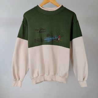 ヴィンテージ(VINTAGE)の90s スウェット　トレーナー　刺繍　アメカジ　ストリート　レトロ　古着　長袖(スウェット)