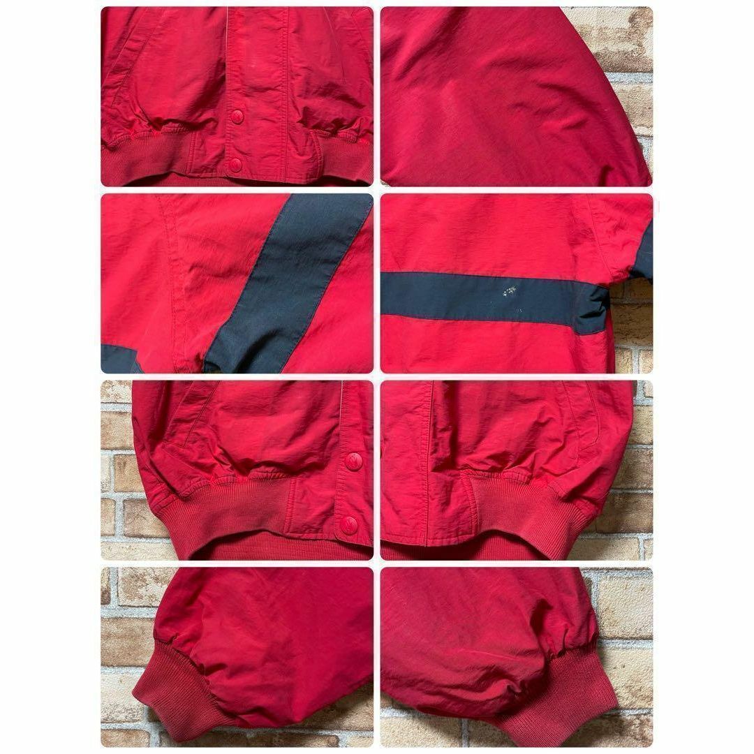 NAUTICA(ノーティカ)のノーティカ　セーリングジャケット　ジップアップ　刺繍ロゴ　赤　アウトドア　L その他のその他(その他)の商品写真