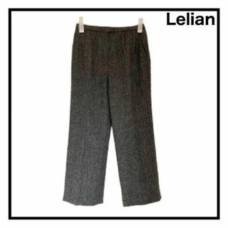 leilian - レリアン　スラックス　カジュアルパンツ　レディース　センタープレス　日本製