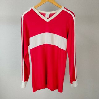 アディダス(adidas)の80s vintage adidas US製　ロンt 長袖シャツ　アメカジ(Tシャツ/カットソー(七分/長袖))