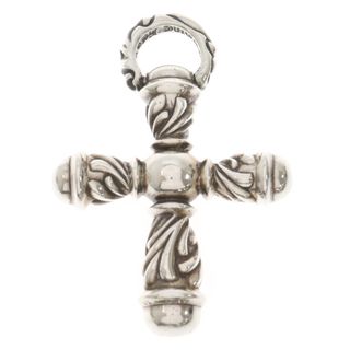 クロムハーツ(Chrome Hearts)のCHROME HEARTS クロムハーツ CAMPANA CROSS /カンパナクロス ペンダント スモール ネックレストップ シルバー(ネックレス)