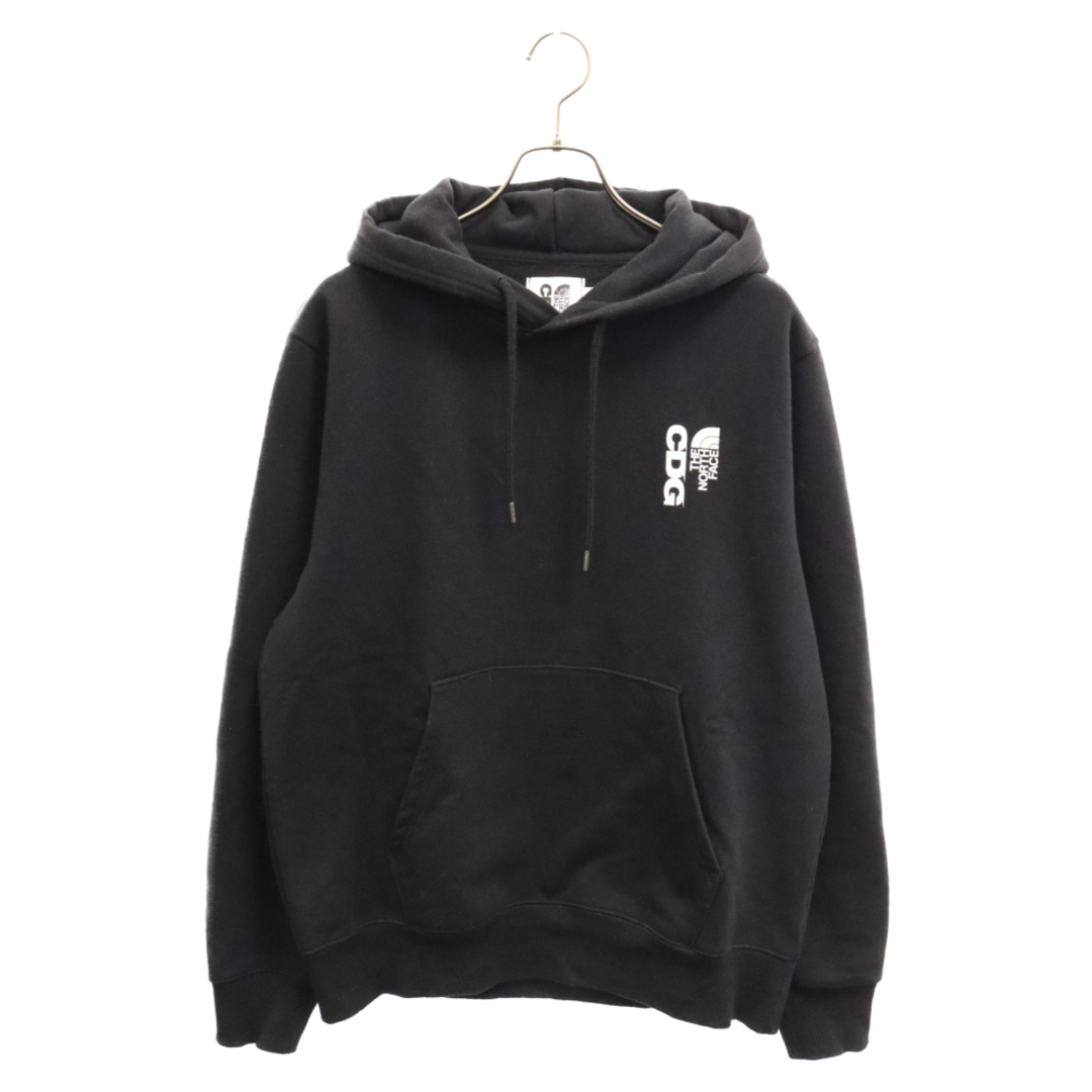 THE NORTH FACE(ザノースフェイス)のTHE NORTH FACE ザノースフェイス 23AW×CDG COMME des GARCONS Icon Pullover Hoodie シーディージー コムデギャルソン アイコンプルオーバーフーディ パーカー SM-T01 AD2023 ブラック メンズのトップス(パーカー)の商品写真