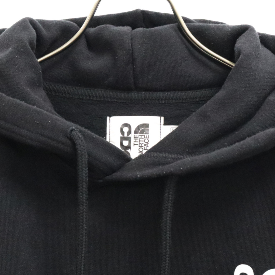 THE NORTH FACE(ザノースフェイス)のTHE NORTH FACE ザノースフェイス 23AW×CDG COMME des GARCONS Icon Pullover Hoodie シーディージー コムデギャルソン アイコンプルオーバーフーディ パーカー SM-T01 AD2023 ブラック メンズのトップス(パーカー)の商品写真