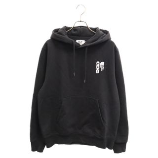 ザノースフェイス(THE NORTH FACE)のTHE NORTH FACE ザノースフェイス 23AW×CDG COMME des GARCONS Icon Pullover Hoodie シーディージー コムデギャルソン アイコンプルオーバーフーディ パーカー SM-T01 AD2023 ブラック(パーカー)