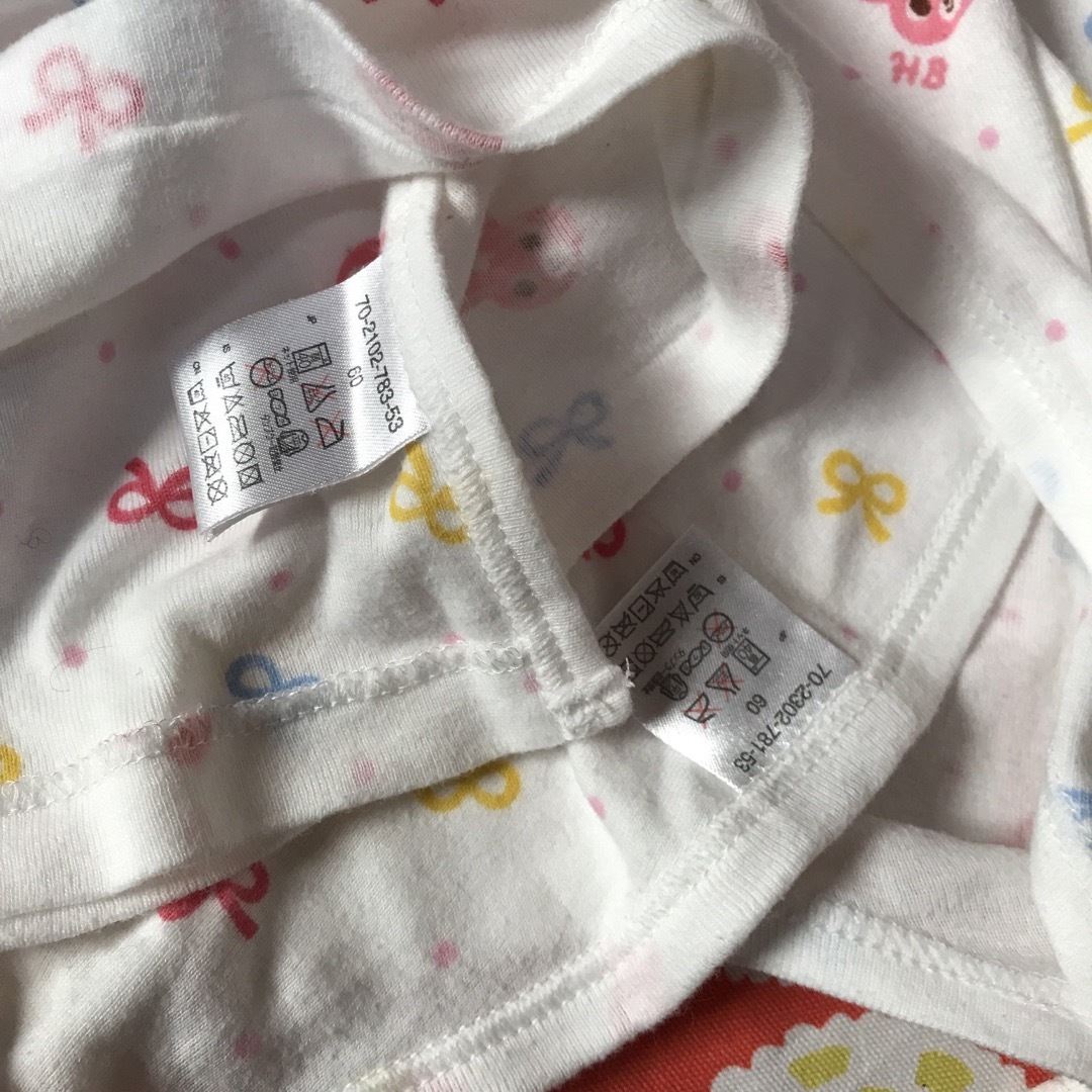 mikihouse(ミキハウス)のミキハウス　新生児　肌着　ロンパース キッズ/ベビー/マタニティのベビー服(~85cm)(ロンパース)の商品写真