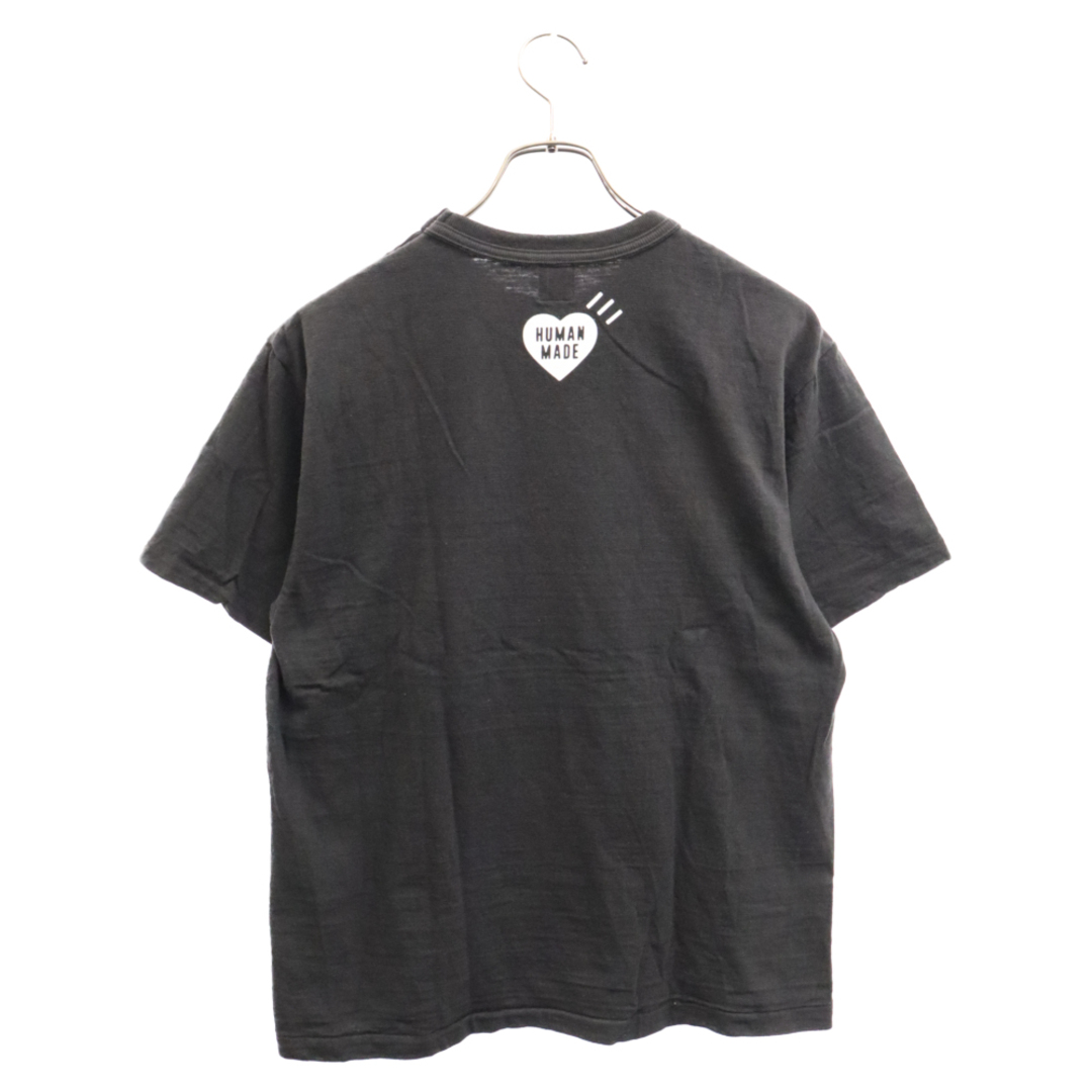 HUMAN MADE(ヒューマンメイド)のHUMAN MADE ヒューマンメイド イーグルプリント 半袖Tシャツ フロントロゴ ブラック メンズのトップス(Tシャツ/カットソー(半袖/袖なし))の商品写真