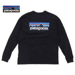 patagonia - 【アウトレット】Patagonia パタゴニア M’s L/S P-6 Logo Responsibili-Tee ロゴ レスポンシビリティー 38518 メンズ ロングTシャツ 長袖 NKN ブラック