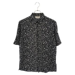 サンローラン(Saint Laurent)のSAINT LAURENT PARIS サンローランパリ 20SS レオパード半袖シャツ 総柄シャツ レーヨン 601070 Y1A78 ブラック(シャツ/ブラウス(半袖/袖なし))