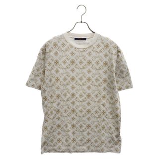 ルイヴィトン(LOUIS VUITTON)のLOUIS VUITTON ルイヴィトン 23AW モノグラム総柄クルーネック半袖Tシャツ ホワイト RM232M NPG HPY15W(Tシャツ/カットソー(半袖/袖なし))