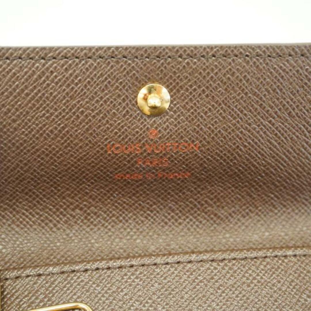 LOUIS VUITTON(ルイヴィトン)の【4hb2253】ルイヴィトン キーケース/ダミエ/ミュルティクレ4/N62631/エベヌ【中古】メンズ/レディース/ユニセックス レディースのファッション小物(キーケース)の商品写真