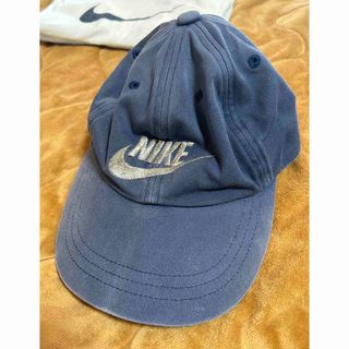 ナイキ(NIKE)のNIKE ナイキ　80年代　ネイビーキャップ　(キャップ)