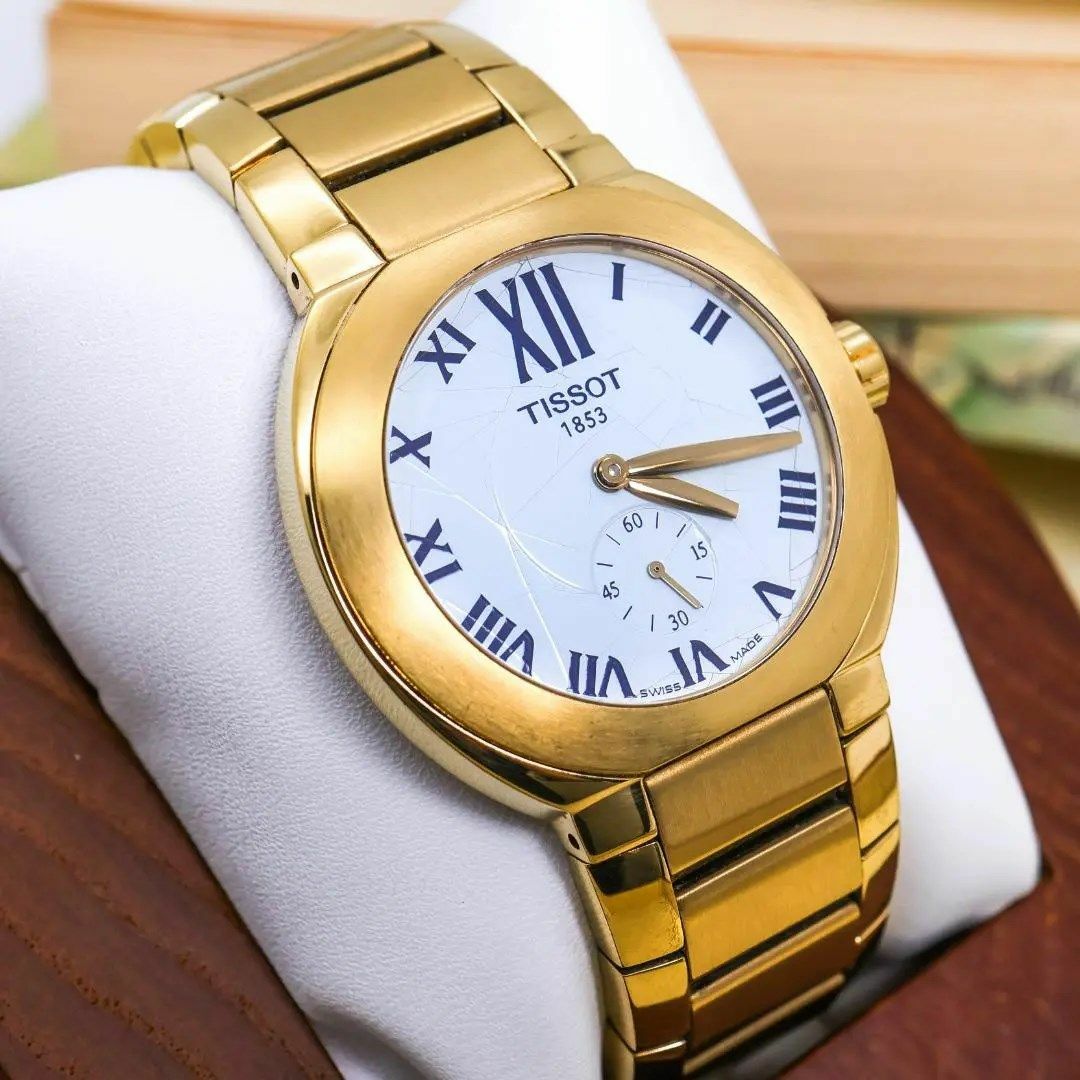 ◆美品 稼働 TISSOT 腕時計 1853 サファイア スモセコ メンズ g | フリマアプリ ラクマ