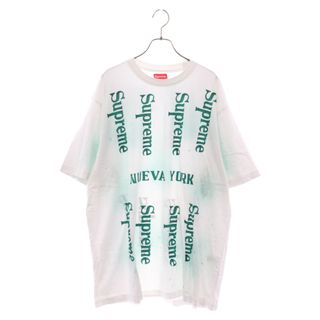 シュプリーム(Supreme)のSUPREME シュプリーム 20SS Nueva York S/S Top Pale Purple ロゴプリント半袖カットソー Tシャツ ホワイト(Tシャツ/カットソー(半袖/袖なし))