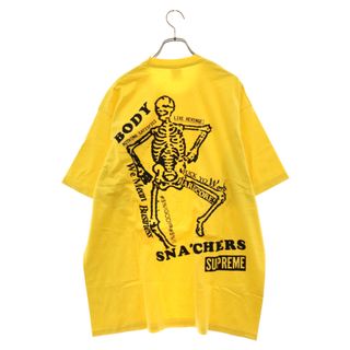 シュプリーム(Supreme)のSUPREME シュプリーム 23SS Body Snatchers Tee ボックスロゴバックスカルプリント半袖Tシャツ カットソー イエロー(Tシャツ/カットソー(半袖/袖なし))