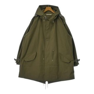 セリーヌ(celine)のCELINE セリーヌ モッズコート L カーキ 【古着】【中古】(モッズコート)