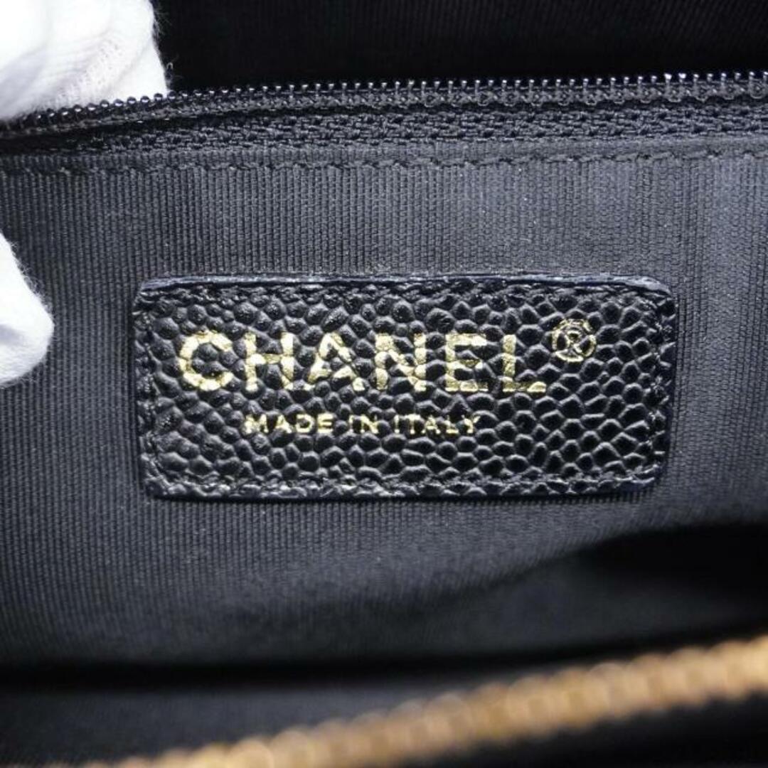 CHANEL(シャネル)の★SALE 【4hb2366】シャネル トートバッグ/マトラッセ/チェーンショルダー/キャビアスキン/ブラック/ゴールド金具 【中古】レディース レディースのバッグ(トートバッグ)の商品写真