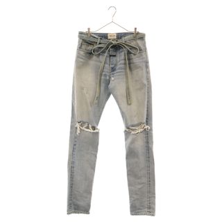 フィアオブゴッド(FEAR OF GOD)のFEAR OF GOD フィアオブゴッド 6TH SIXTH COLLECTION STANDARD DENIM クラッシュデニム ストレートデニム デニムパンツ 6S19-6017-4003 インディゴ(デニム/ジーンズ)