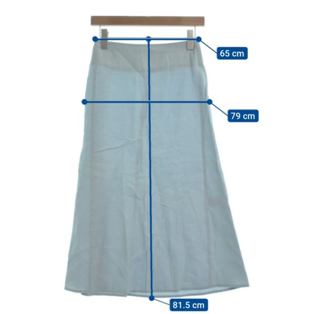 Demi-Luxe BEAMS(デミルクスビームス)のDemi-Luxe BEAMS ロング・マキシ丈スカート 36(M位) 水色 【古着】【中古】 レディースのスカート(ロングスカート)の商品写真