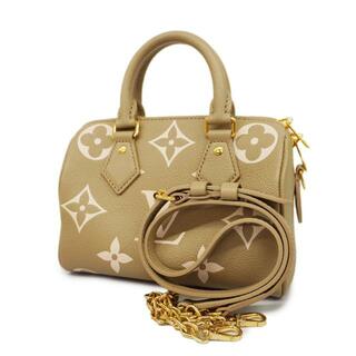 LOUIS VUITTON - 【4hb2387】ルイヴィトン ツーウェイバッグ/モノグラム・アンプラント/スピーディバンドリエール20/M46575/トゥルトレールクレーム【中古】レディース